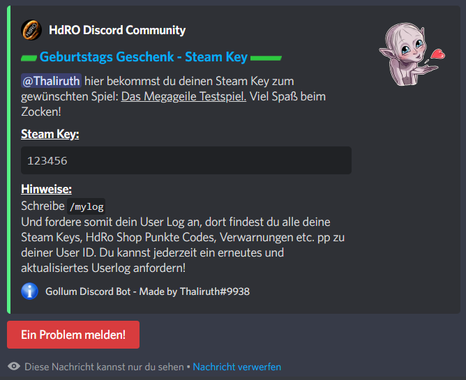 Anklicken zum Zoomen bday steamgame