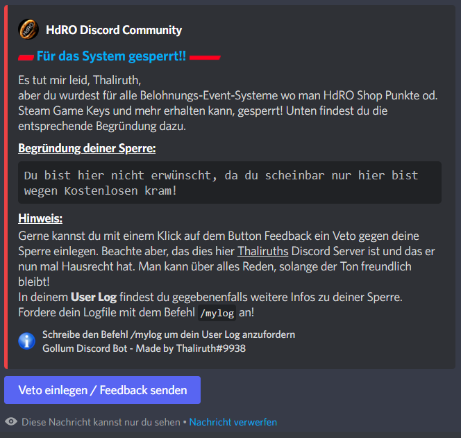 Anklicken zum Zoomen event user sperre