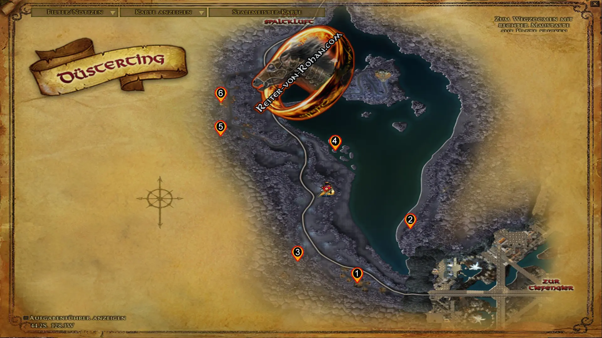 Anklicken zum Zoomen map angreifer schwarzer see