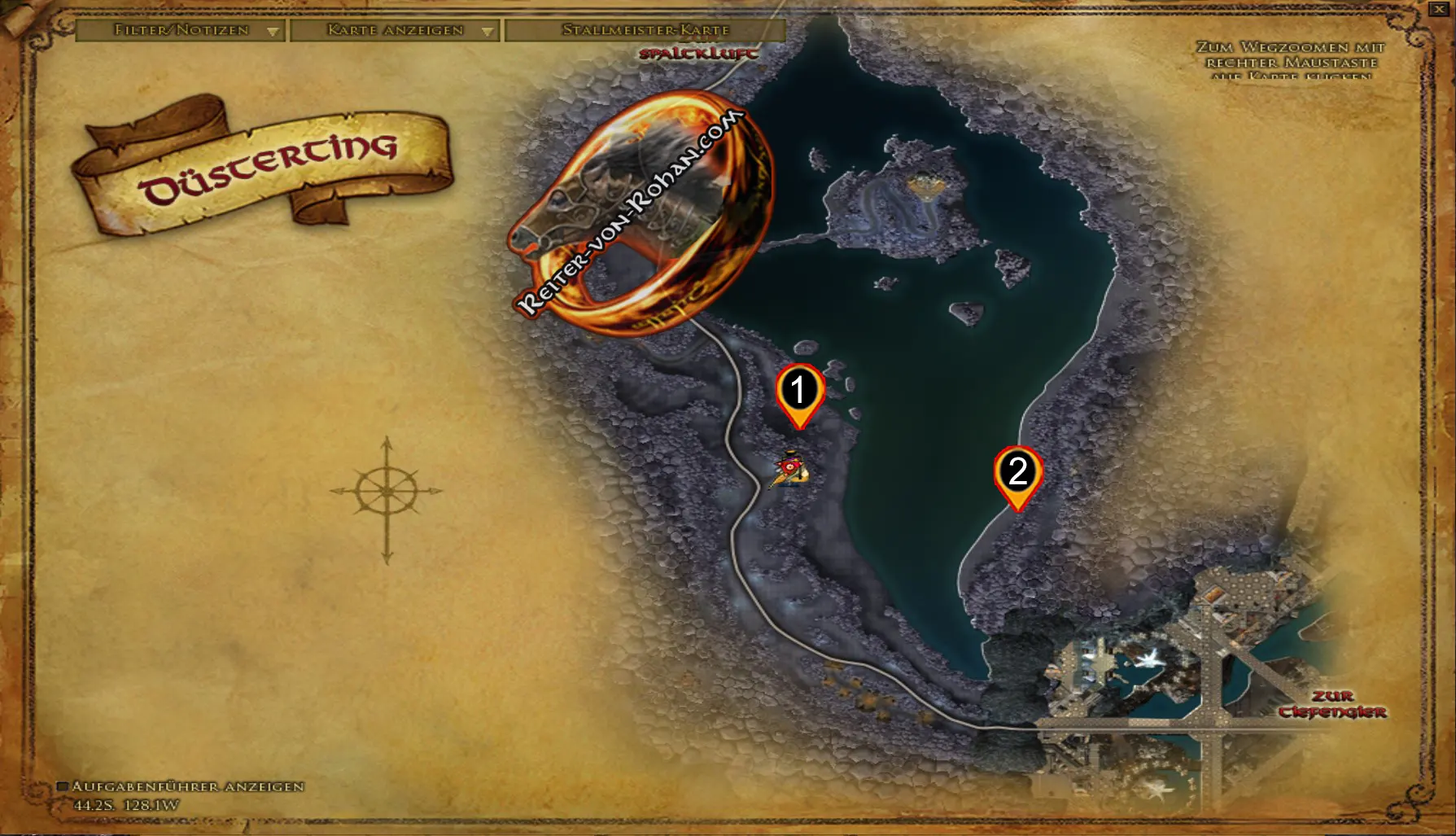 Anklicken zum Zoomen map duesterting