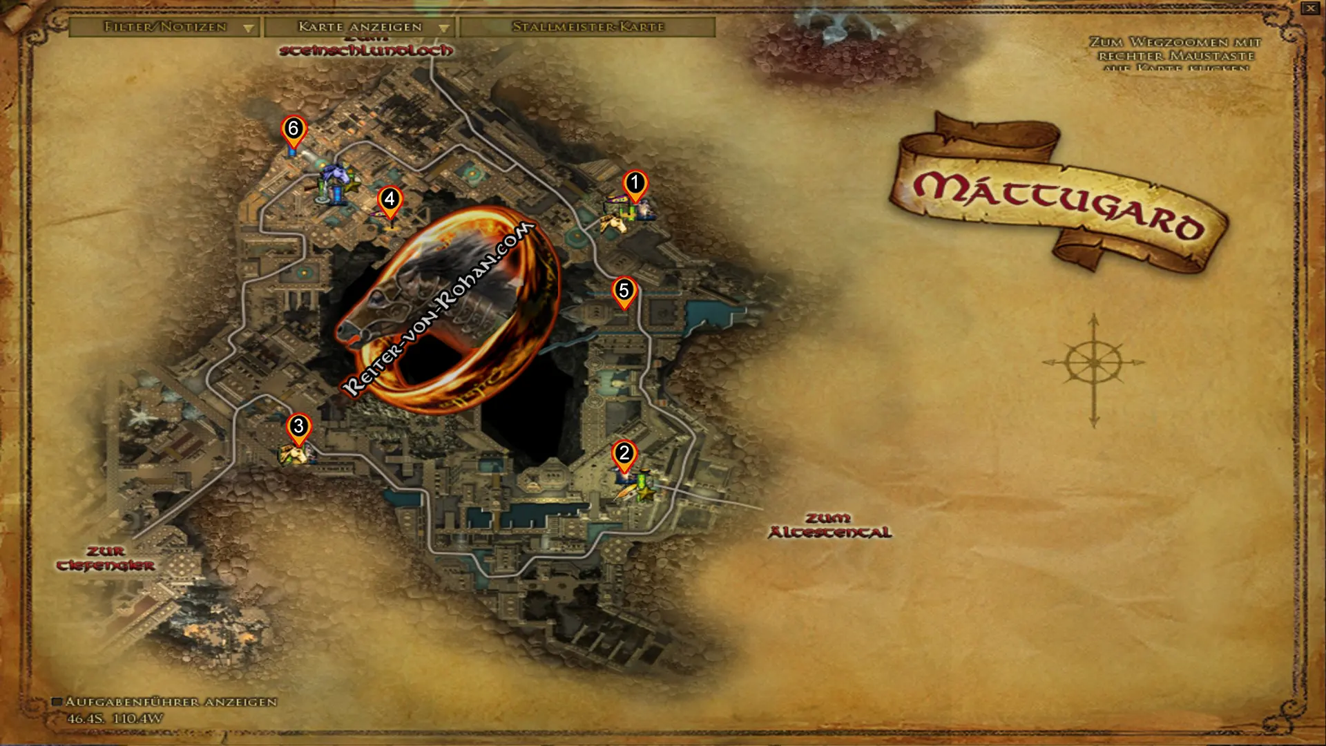 Anklicken zum Zoomen map staetten mattugard