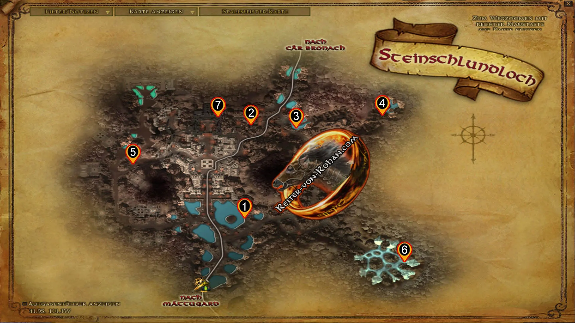 Anklicken zum Zoomen map staetten mattugard