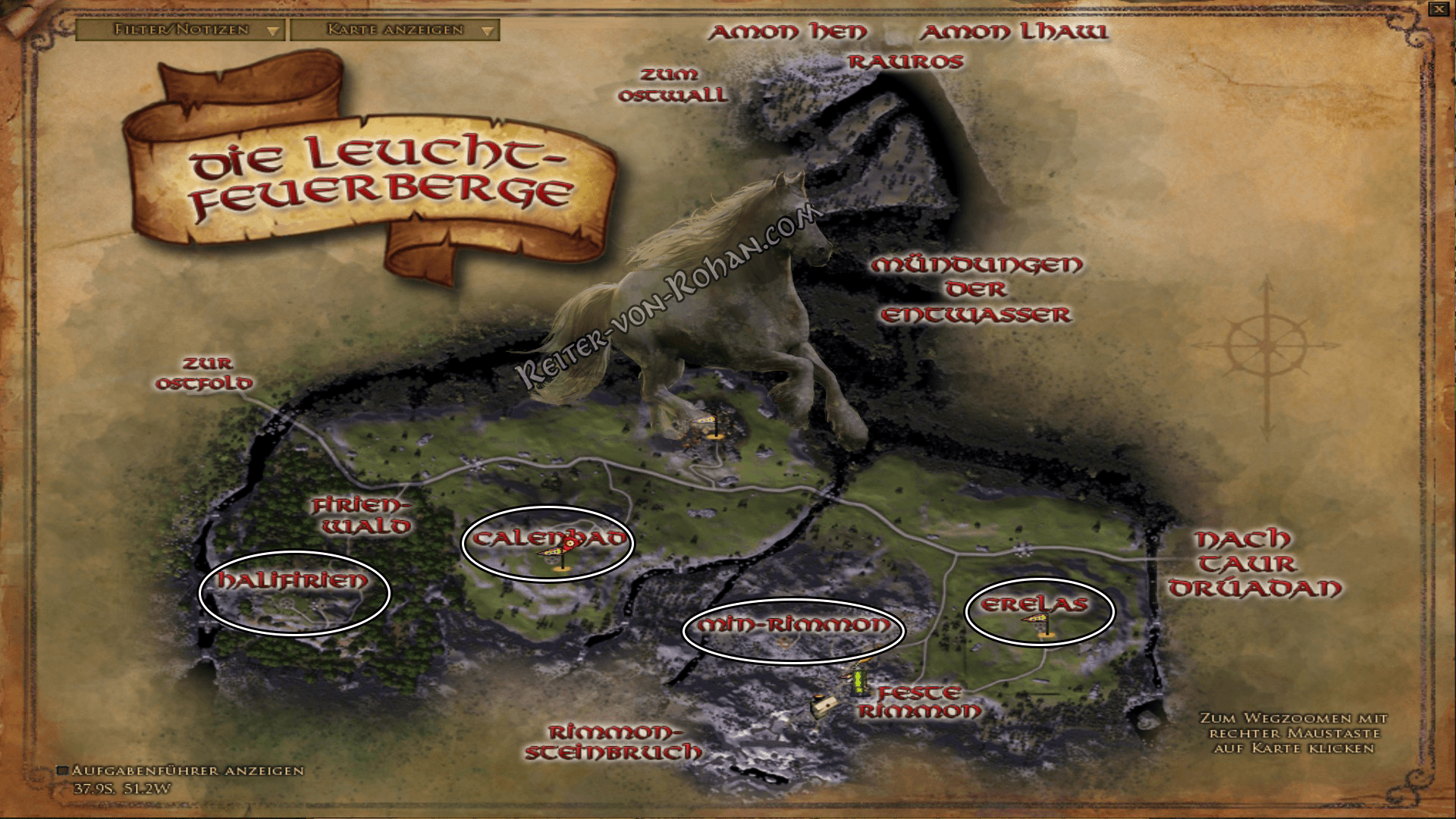 leucht feuerberge map