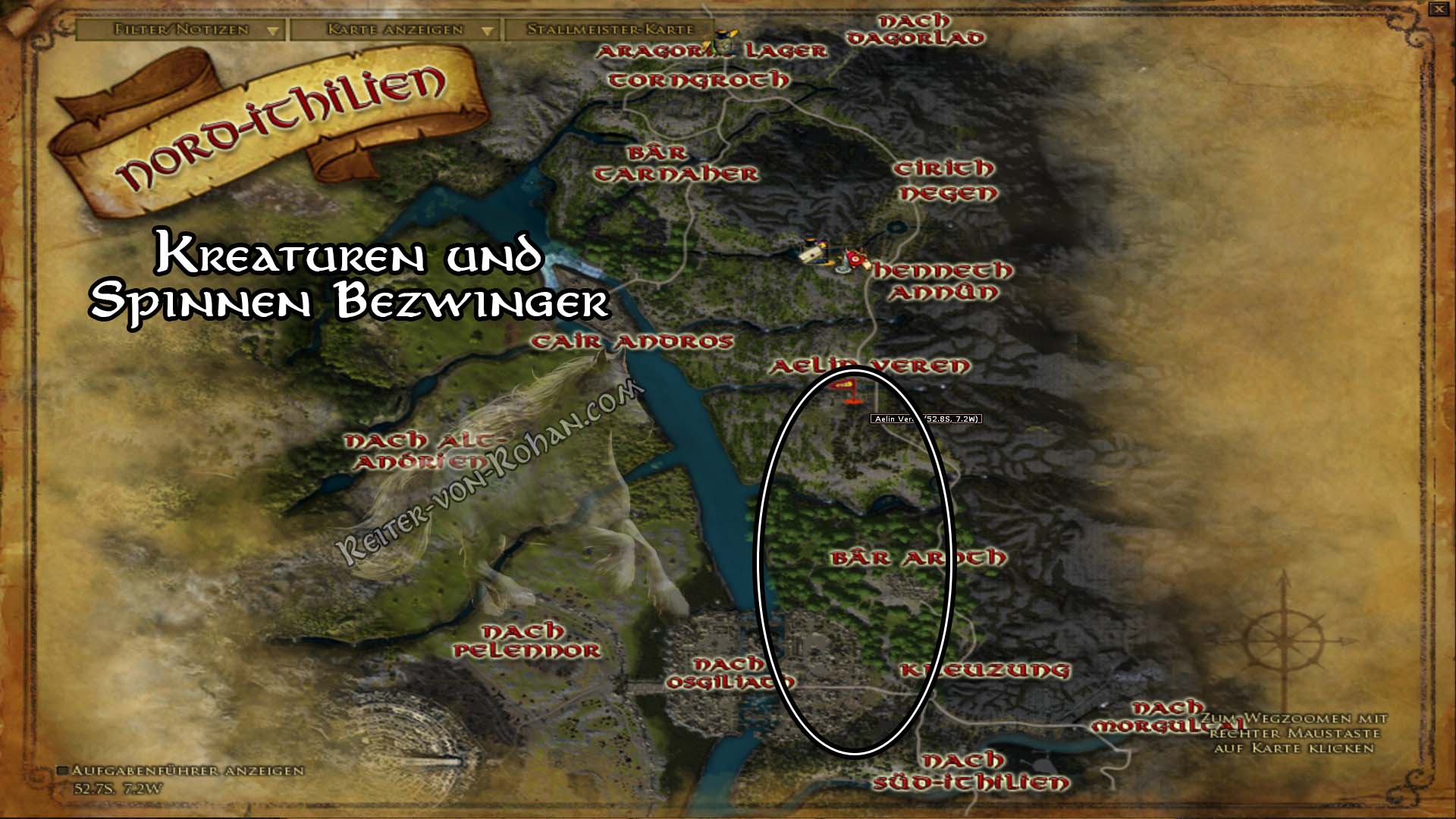 kreaturen spinnen bezwinger