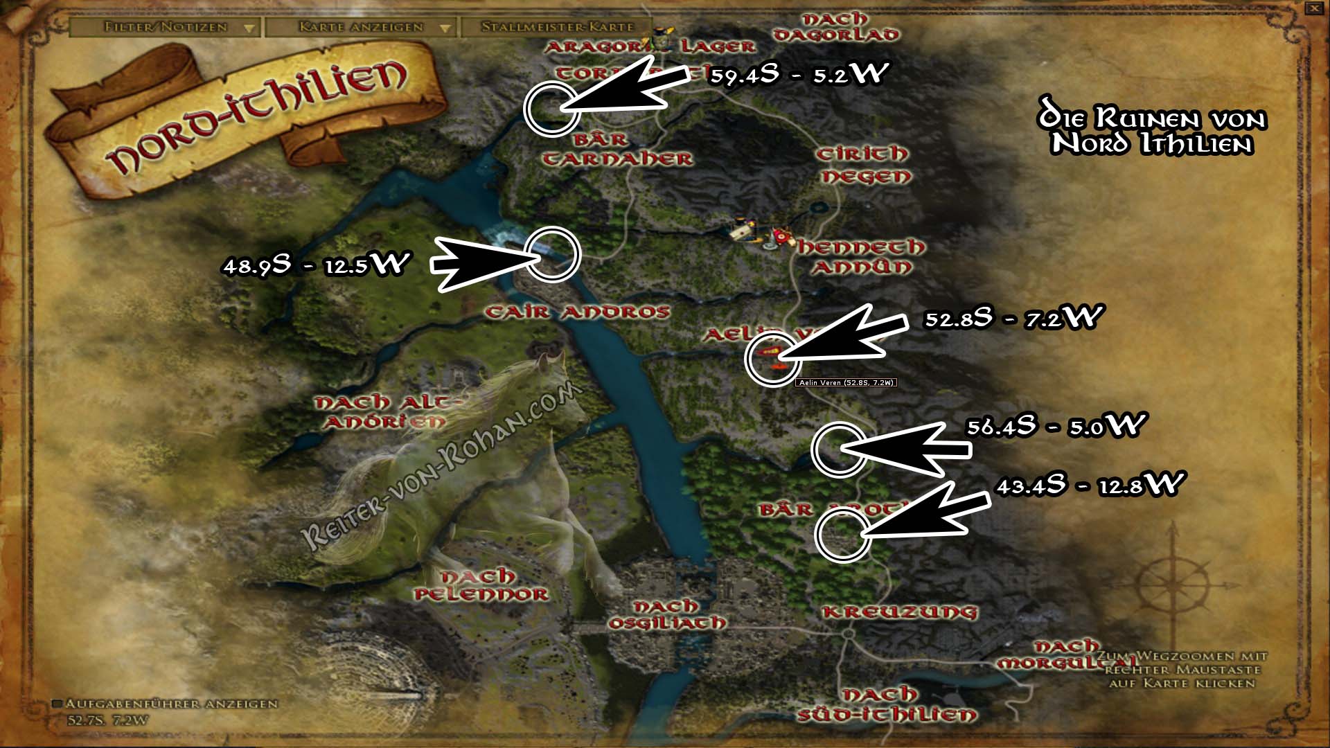 ruinen nord ithilien