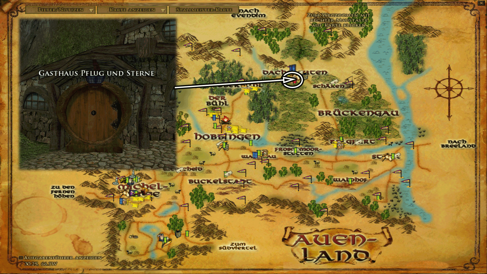 Gasthaus Pflug und Sterne - Karte anklicken zum vergrößern Gasthaus Pflug und Sterne - Karte anklicken zum vergrößern