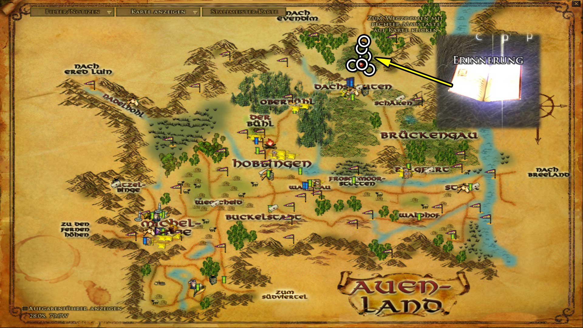 Erinnerungen in Grünfeld (Karte zum vergrößern anklicken) Erinnerungen in Grünfeld (Karte zum vergrößern anklicken)