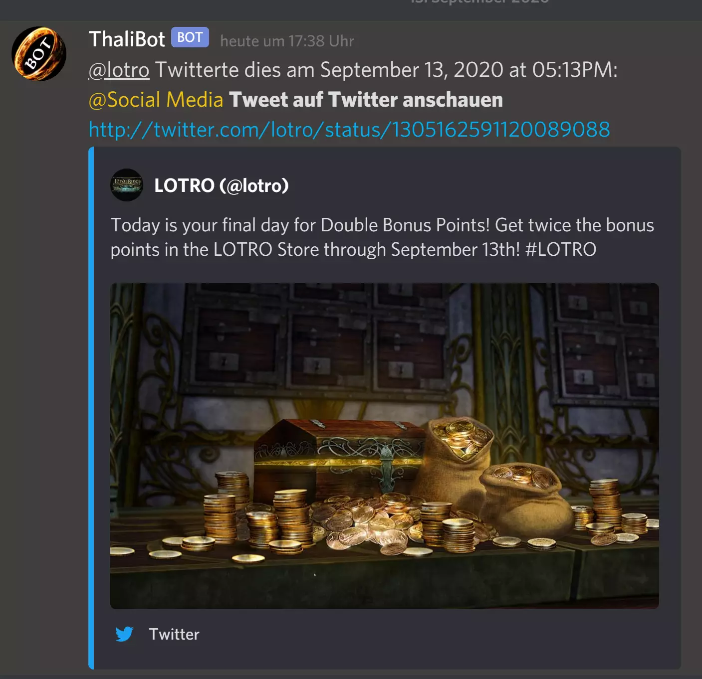 Anklicken zum Zoomen twitter news